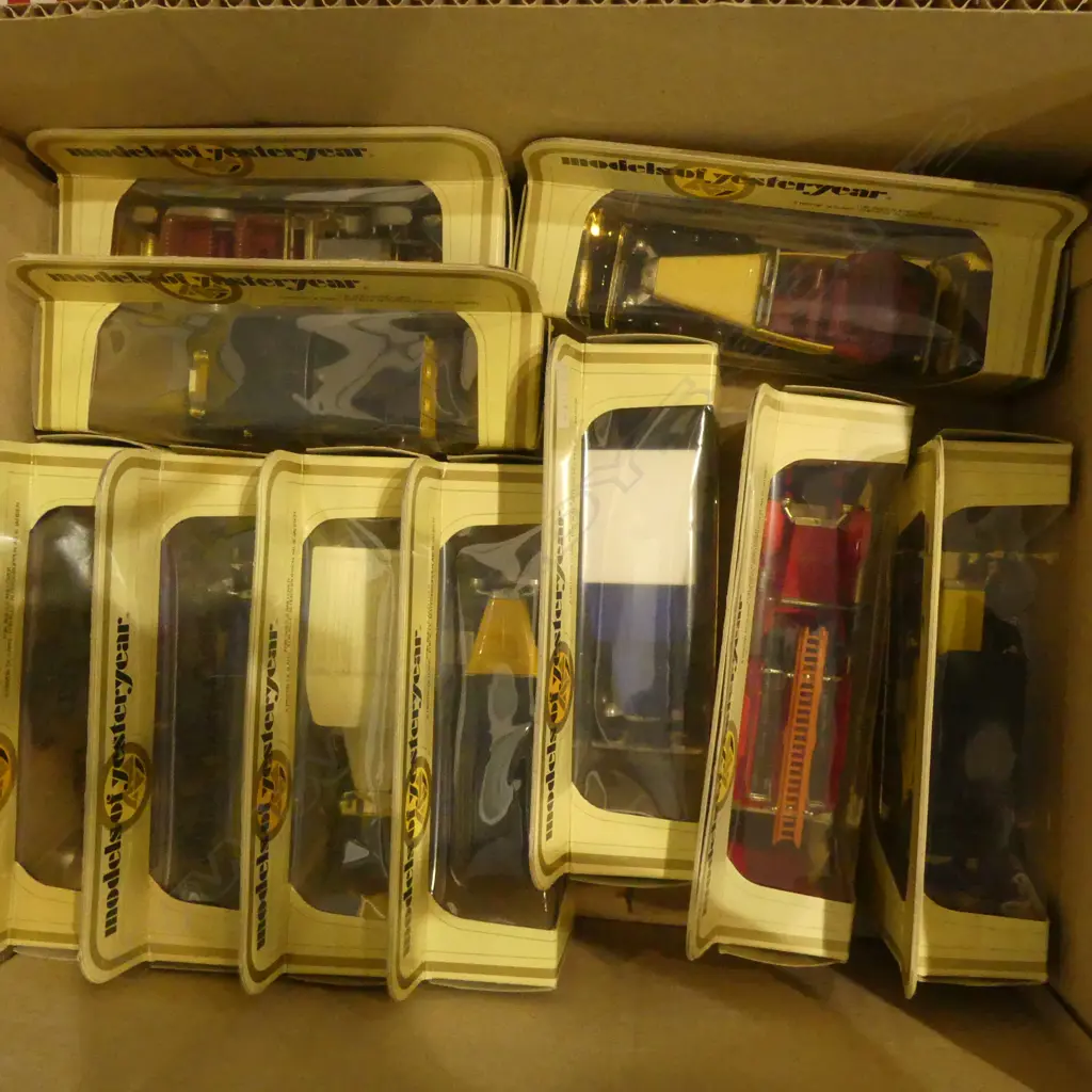 BOX OF 10 MINT & BOXED MATCHBOX  YESTERYEAR  MODELS Image 1++