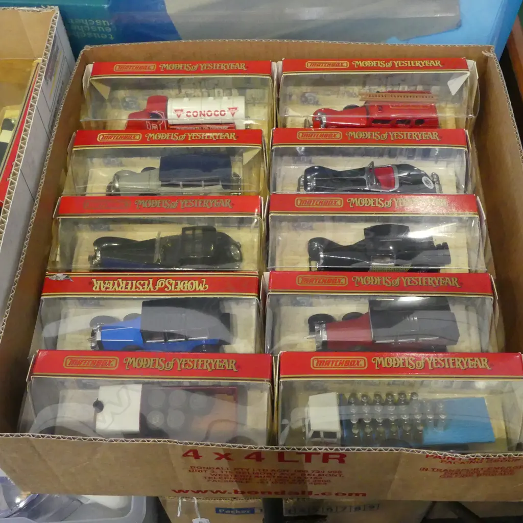 BOX OF 10 MINT & BOXED MATCHBOX  YESTERYEAR  MODELS Image 1++