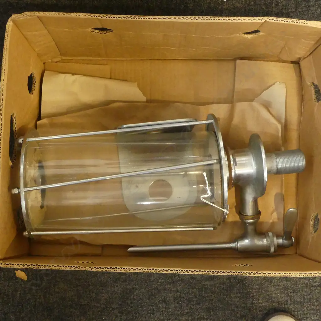 S/STEEL & GLASS FILTER L480MM  DIA180MM Image 1++