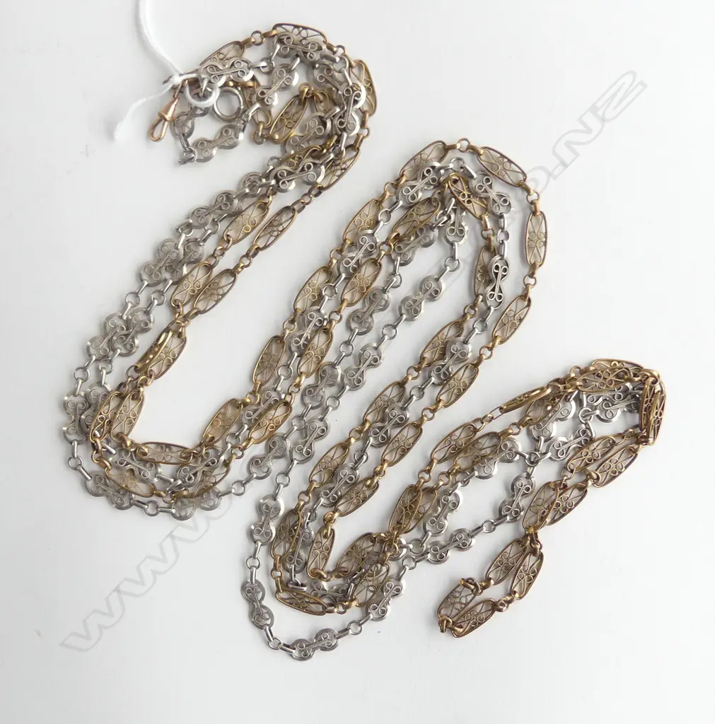 TWO FRENCH DECORATIVE CHAINS Image 1++