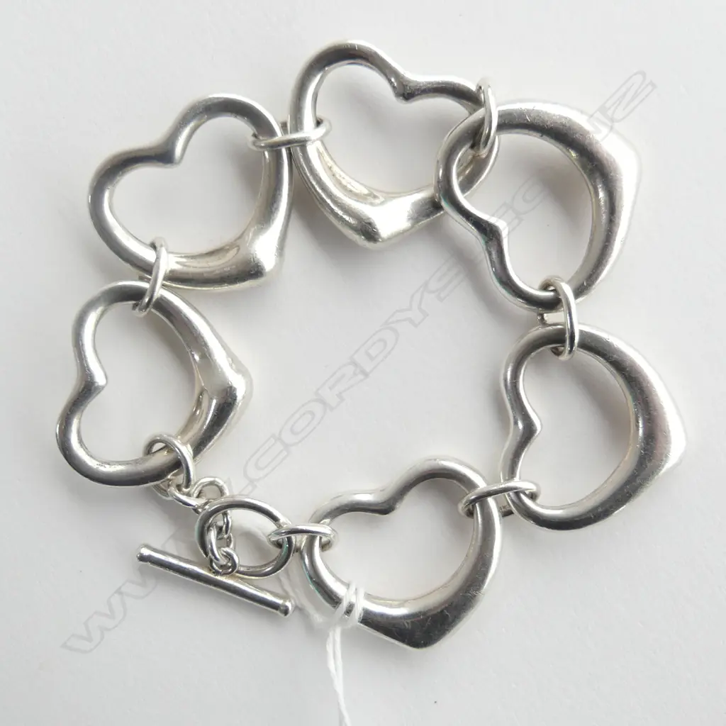 TIFFANY SILVER BRACELET BY ELSA PERETTI IN BAG AND BOX Image 1++