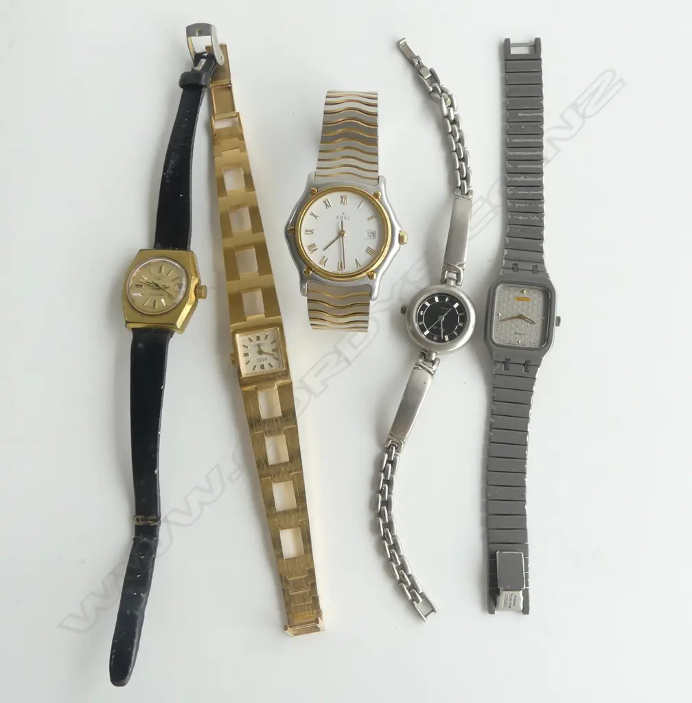 5 VINTAGE STYLISH LADY'S WRISTWATCHES  Image 1++
