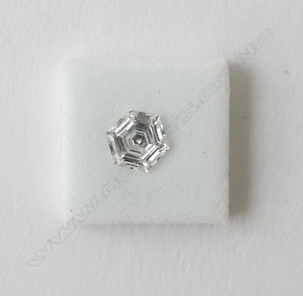 LAB GROWN 0.57CT HEXAGONAL DIAMOND Image 1++