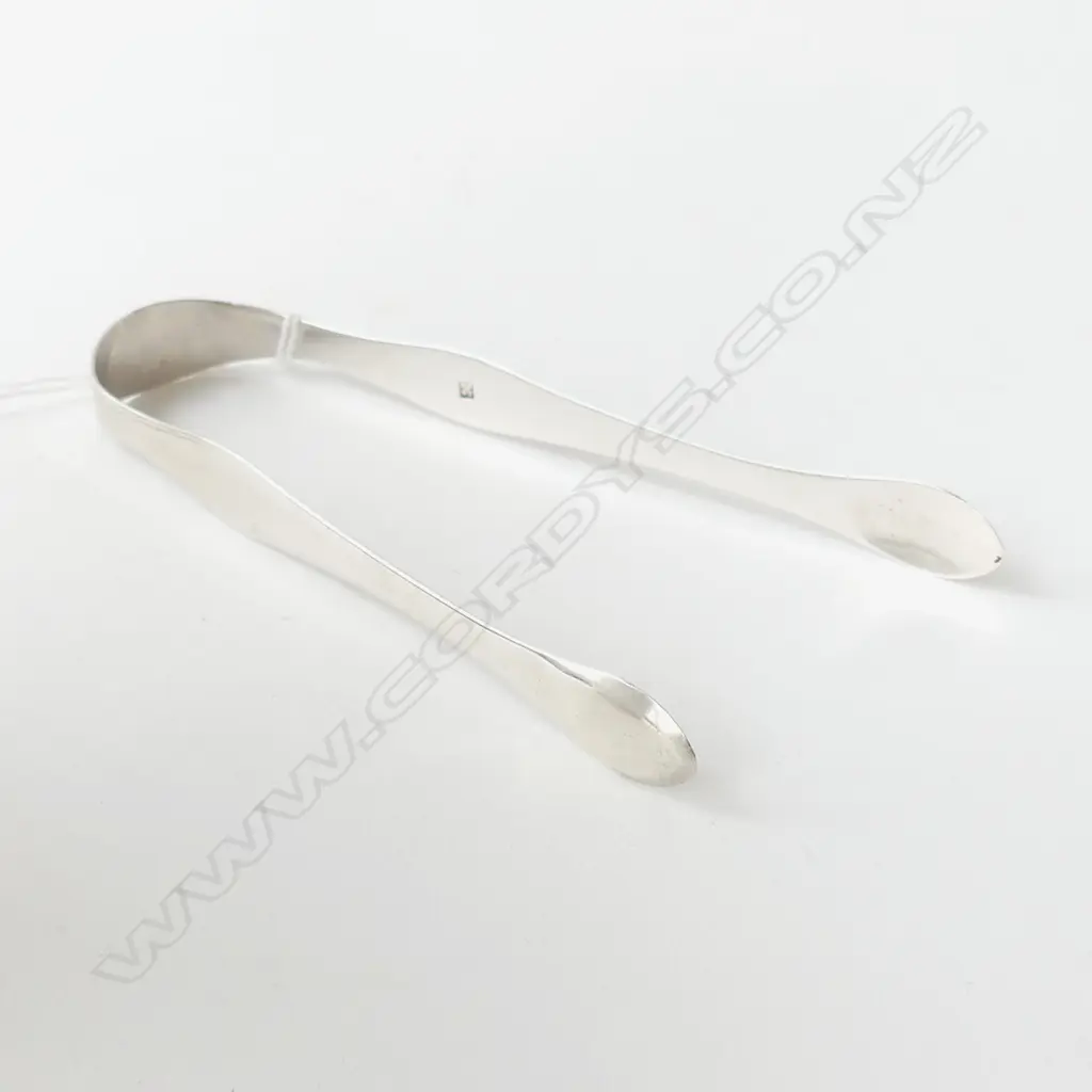 GEORGIAN STG SILVER SUGAR TONGS LONDON 1814, L.140MM Image 1++