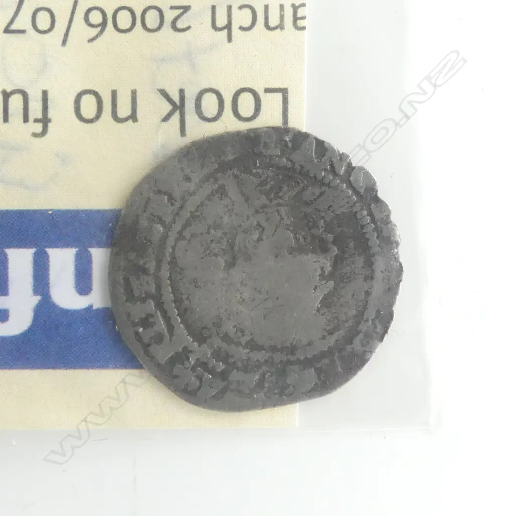ELIZABETH i 1575 HALF GROAT SILVER COIN  Image 1++