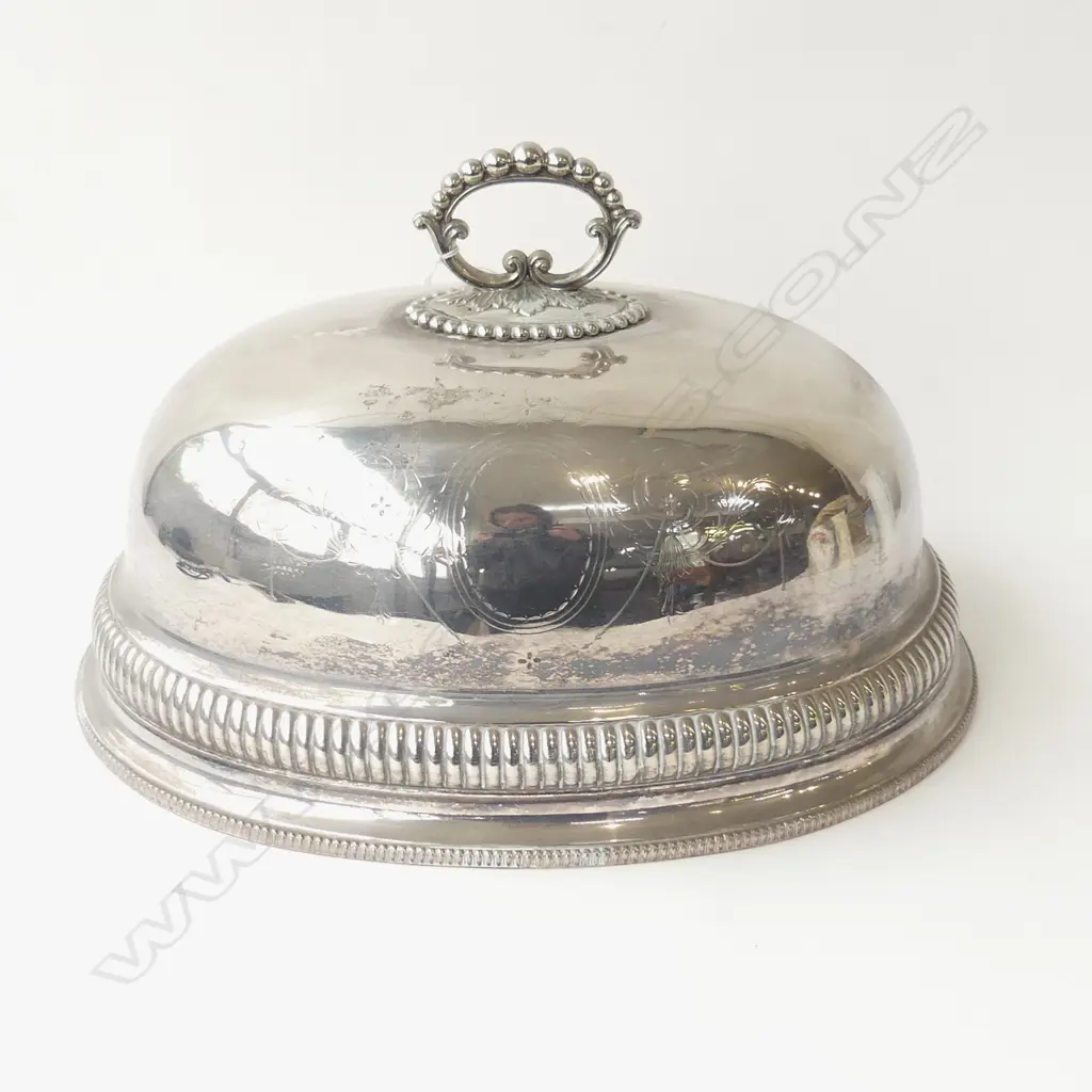 LG SILVER PLATE FOOD DOME 510x370x300mm Image 1++