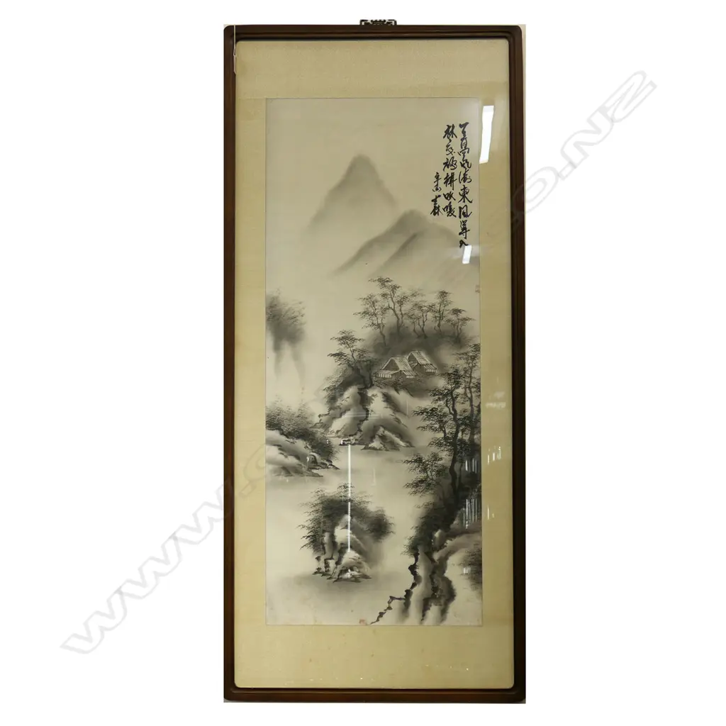 LG ORIENTAL LANDSCAPE, FRAMED 530x1305mm overall Image 1++