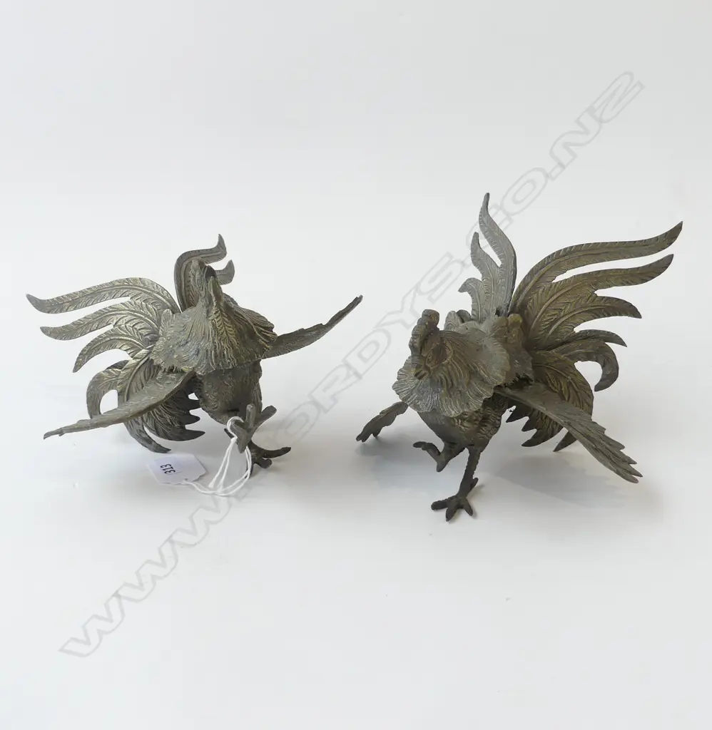 PR FIGHTING ROOSTERS H.170mm Image 1++