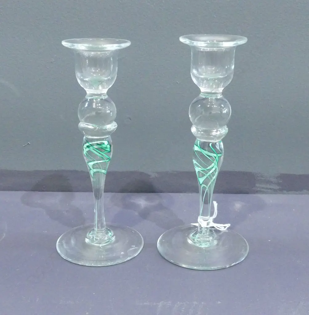 PR GARRY NASH CANDLESTICKS H.195mm Image 1++