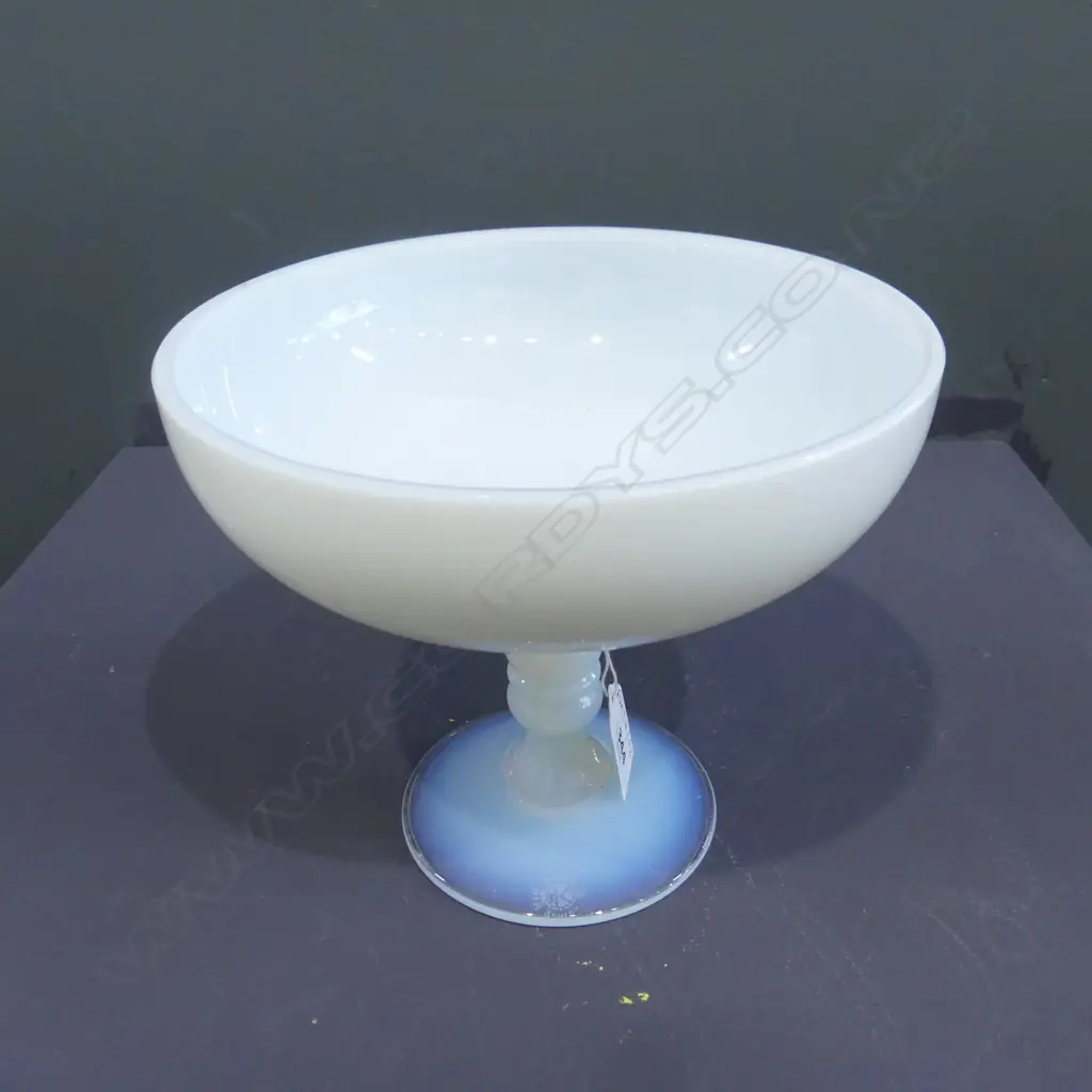 SEVRES ART GLASS COMPORT H.170mm, 200mm dia Image 1++