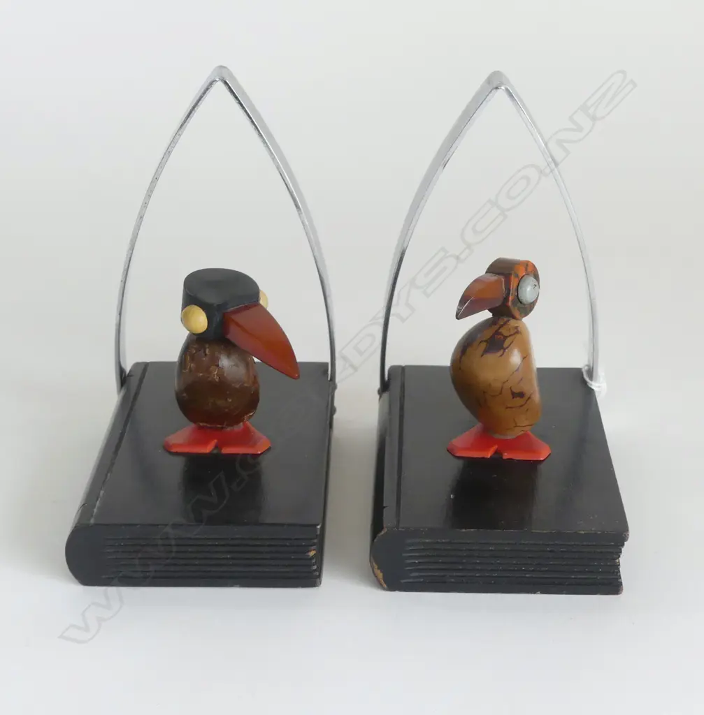 PR BOOKENDS IN THE STYLE OF HENRY HOWELL H130MM Image 1++