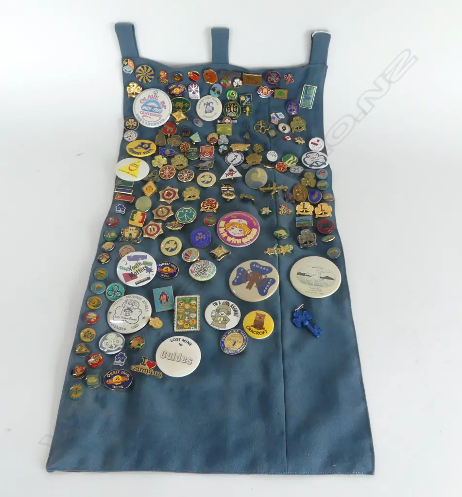GIRL GUIDE BADGES ON PANEL (170 APPROX) Image 1++
