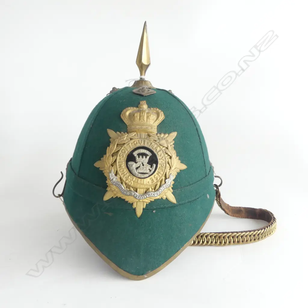 VINTAGE SOMERSET LIGHT INFANTRY HELMET Image 1++