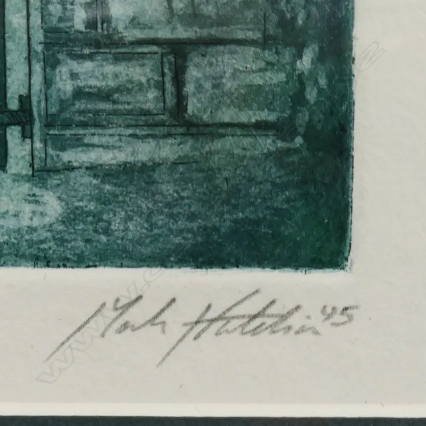 MARK HUTCHINS 'EDEN ASSEMBLAGE' PRINT '95 6/50 255x300mm Image 1++