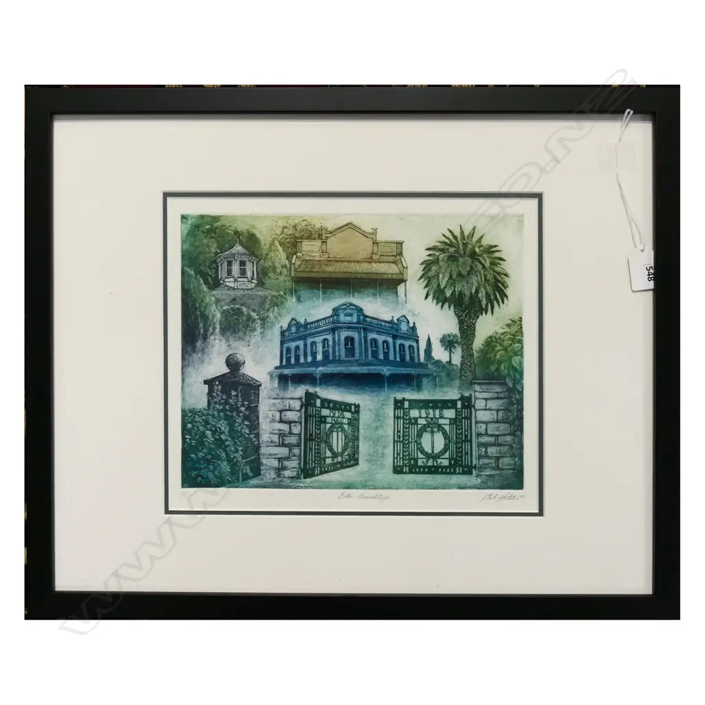 MARK HUTCHINS 'EDEN ASSEMBLAGE' PRINT '95 6/50 255x300mm Image 1++