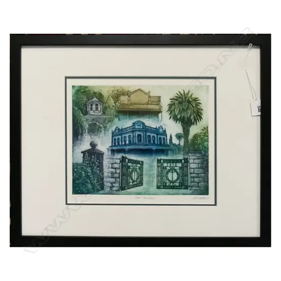MARK HUTCHINS 'EDEN ASSEMBLAGE' PRINT '95 6/50 255x300mm