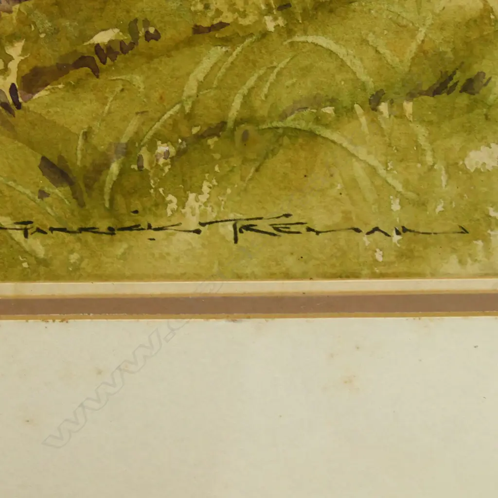 GARRICK TREMAIN 'COMING SPRING NEAR ARROWTOWN' WC 350x520mm Image 1++
