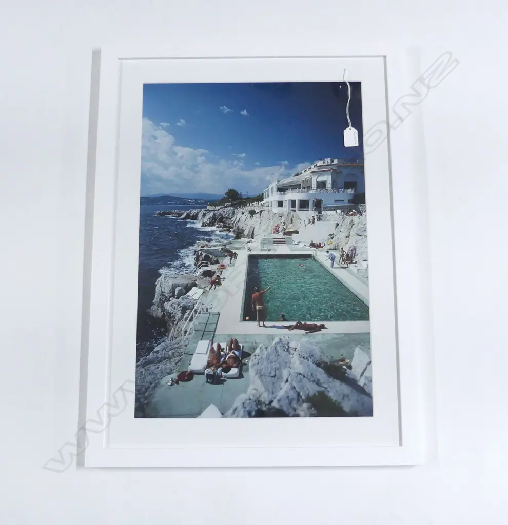 SLIM AARONS PRINT, HOTEL DU CAP EDEN ROC, 595x395mm Image 1++