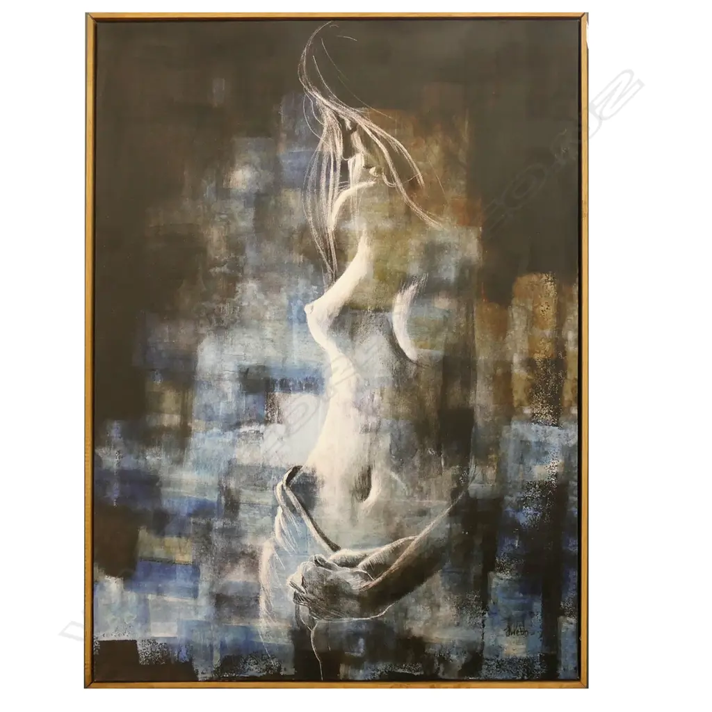JENNIFER WEBB (AUSTRALIAN) PRINT FEMALE SEMI NUDE H.1020 MM Image 1++