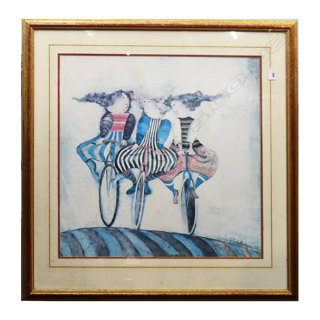 G. RODO BOULANGER PRINT 585x575mm FOXING Image 1++