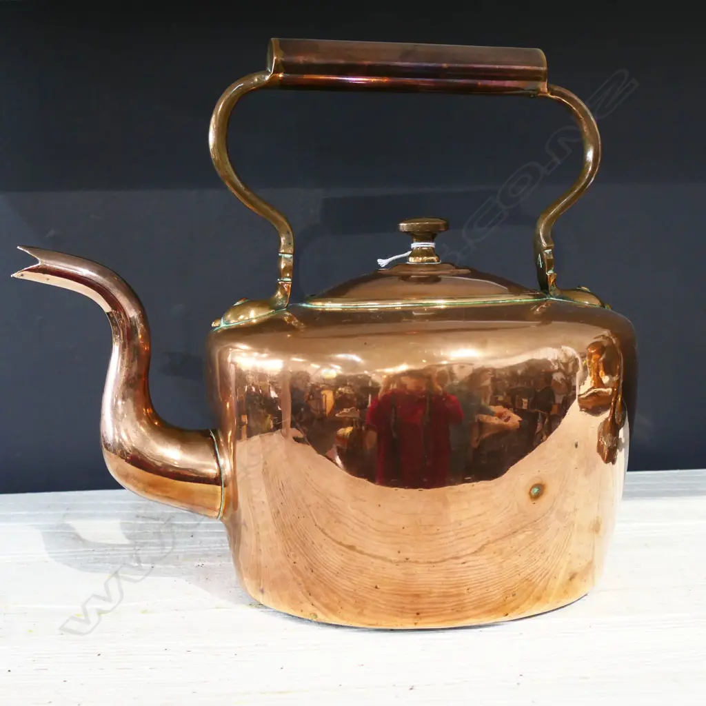 ANTIQUE COPPER KETTLE H.280mm Image 1++