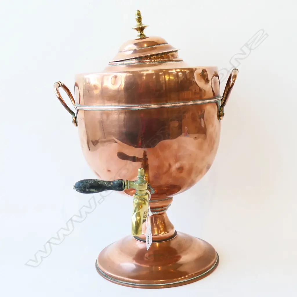 VINTAGE COPPER SAMOVAR H.410mm Image 1++