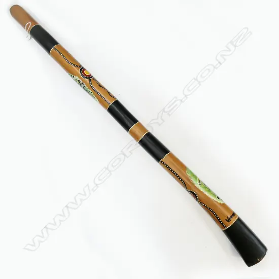 ABORIGINAL DIDGERIDOO L1360MM SIGNED VINNIE