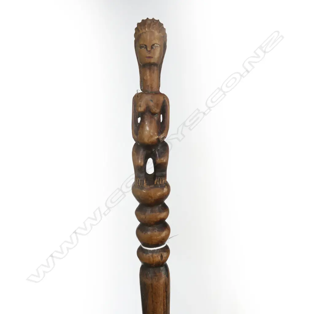 KIKURU AFRICAN TRIBAL CHIEFS STICK H1540MM Image 1++