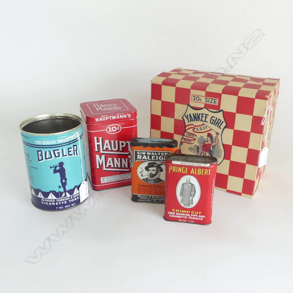 X4 TOBACCO TINS & TOBACCO BOX Image 1++