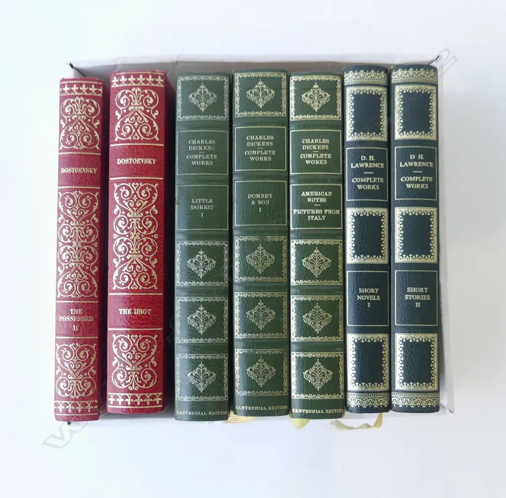 SEVEN VINTAGE BOOKS NOVELS – CHARLES DICKENS, DOSTOEVSKY, & D.H. LAWRENCE Image 1++