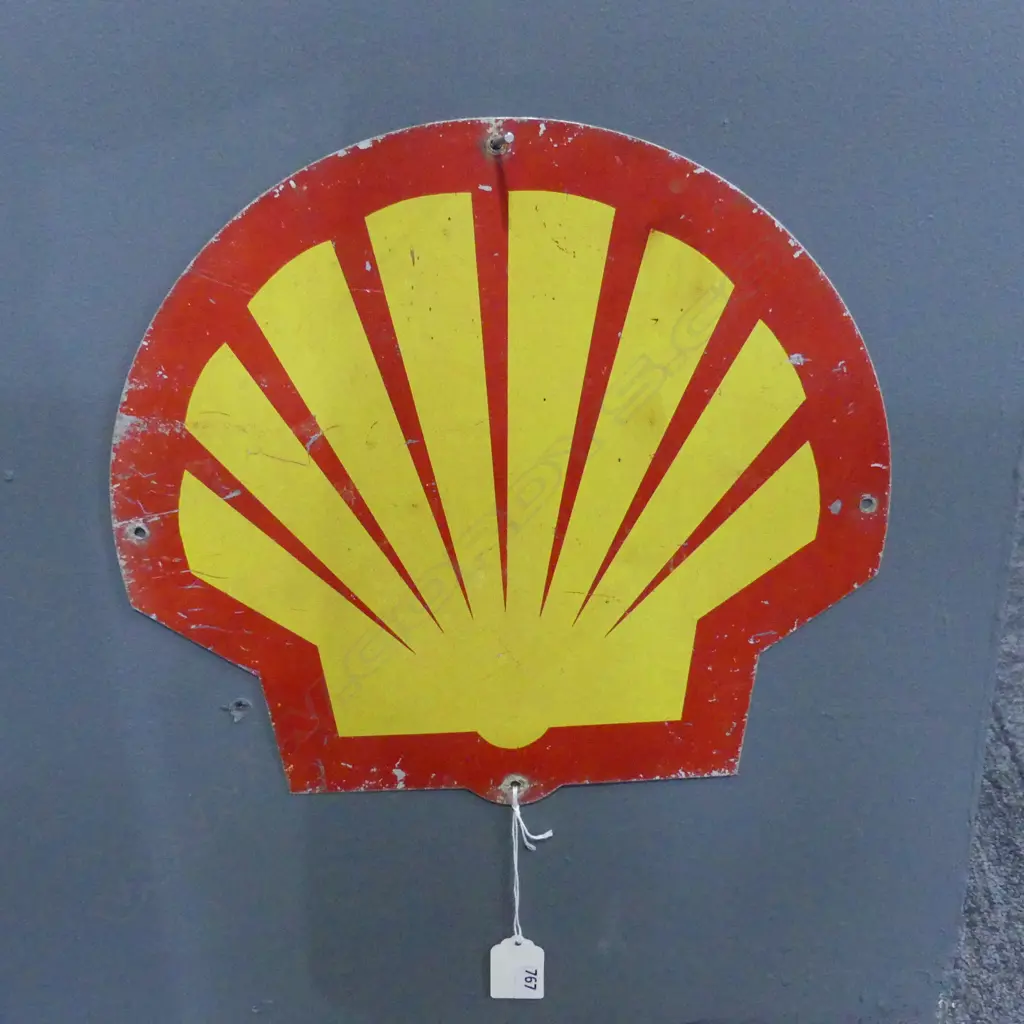 METAL SHELL SIGN 285x300mm Image 1++
