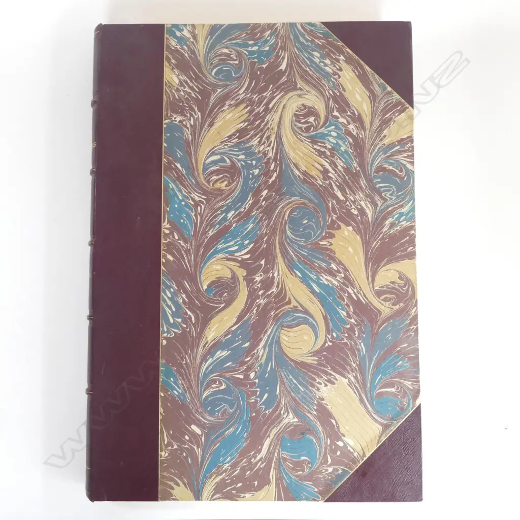 Facsimile reprint LARGE BOOK THE NEW ZEALANDER ILLUSTRATED BY  ANGUS 1846 H550 W390MM Image 1++