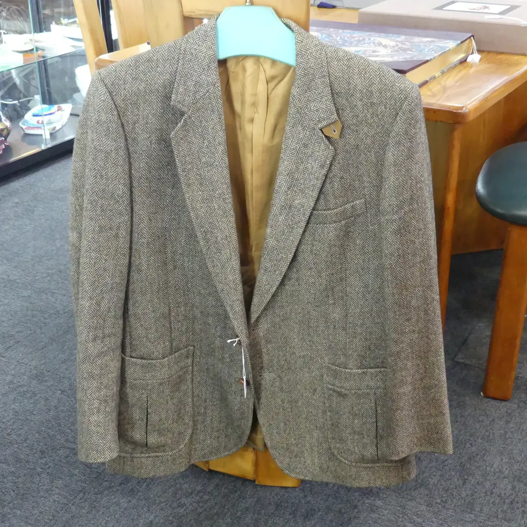 AQUASCUTUM MENS REGENT ST LONDON TWED JACKET MEDIUM SIZE Image 1++