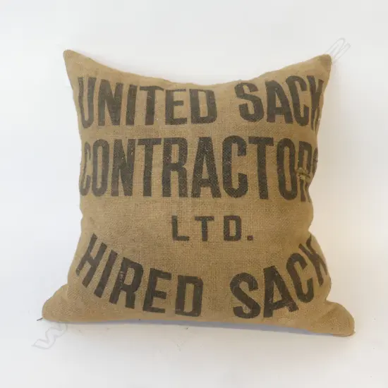 CANVAS SACK CUSHION 610x610mm