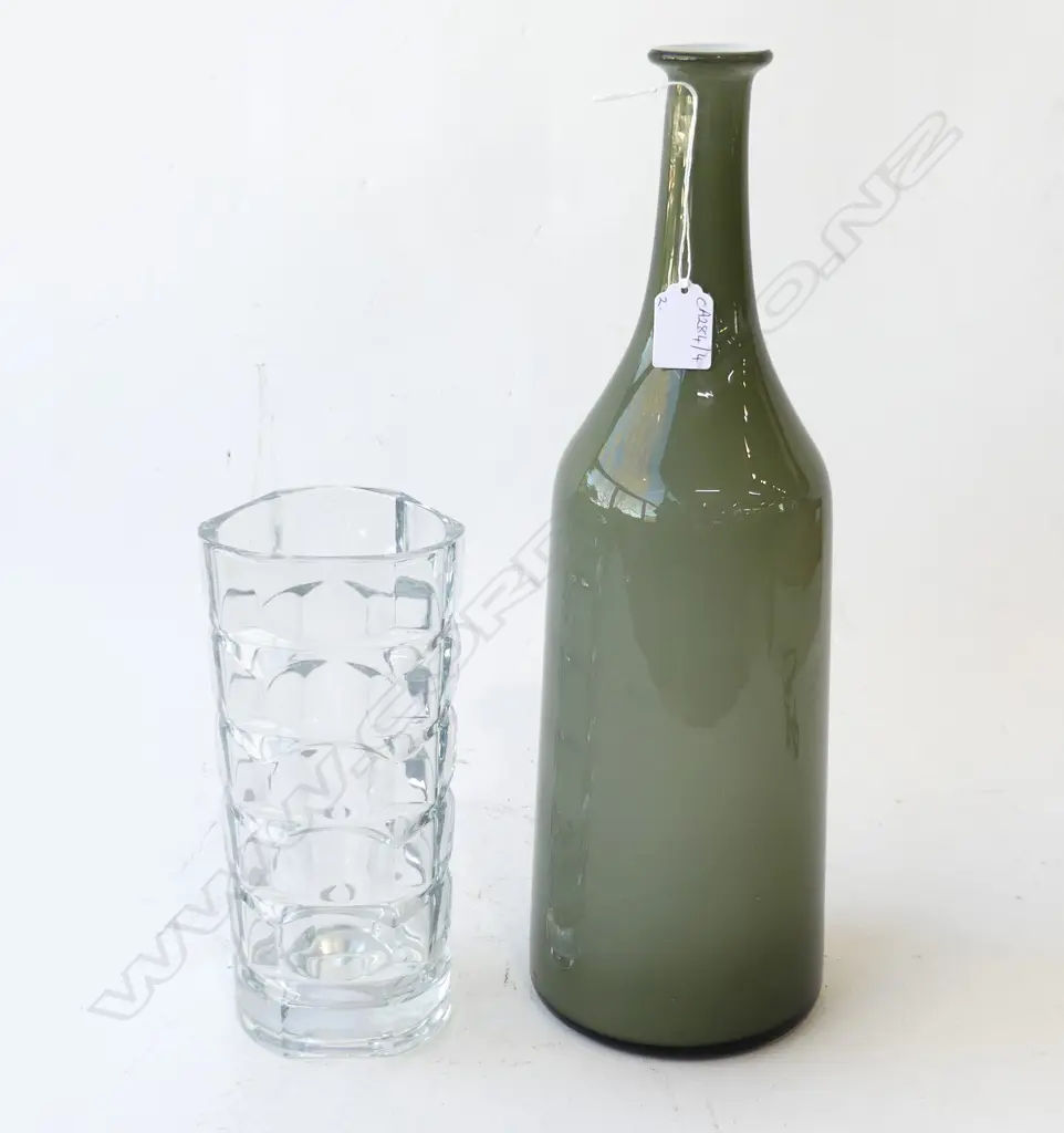 2 GLASS VASES H.440, 245mm Image 1++