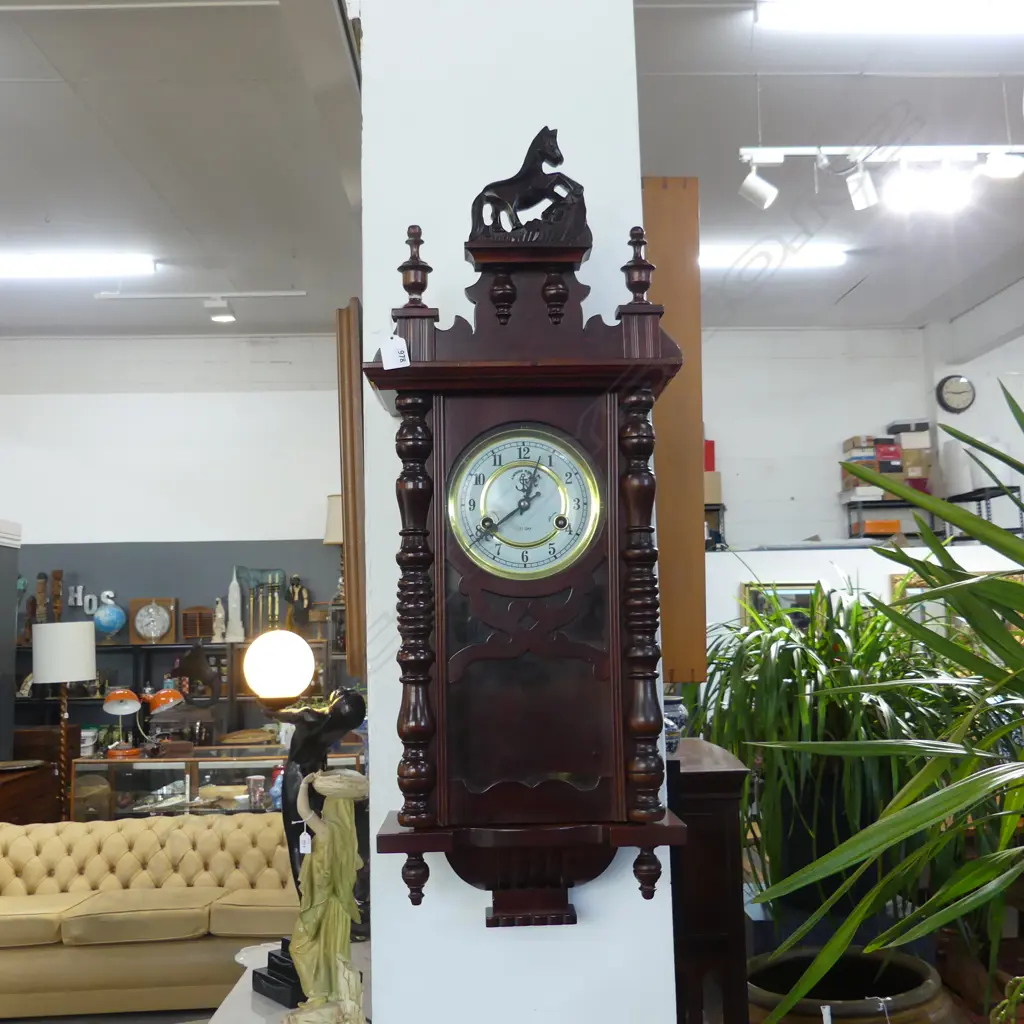 ANCHOR BRAND 31 DAY WALL CLOCK H.750mm Image 1++