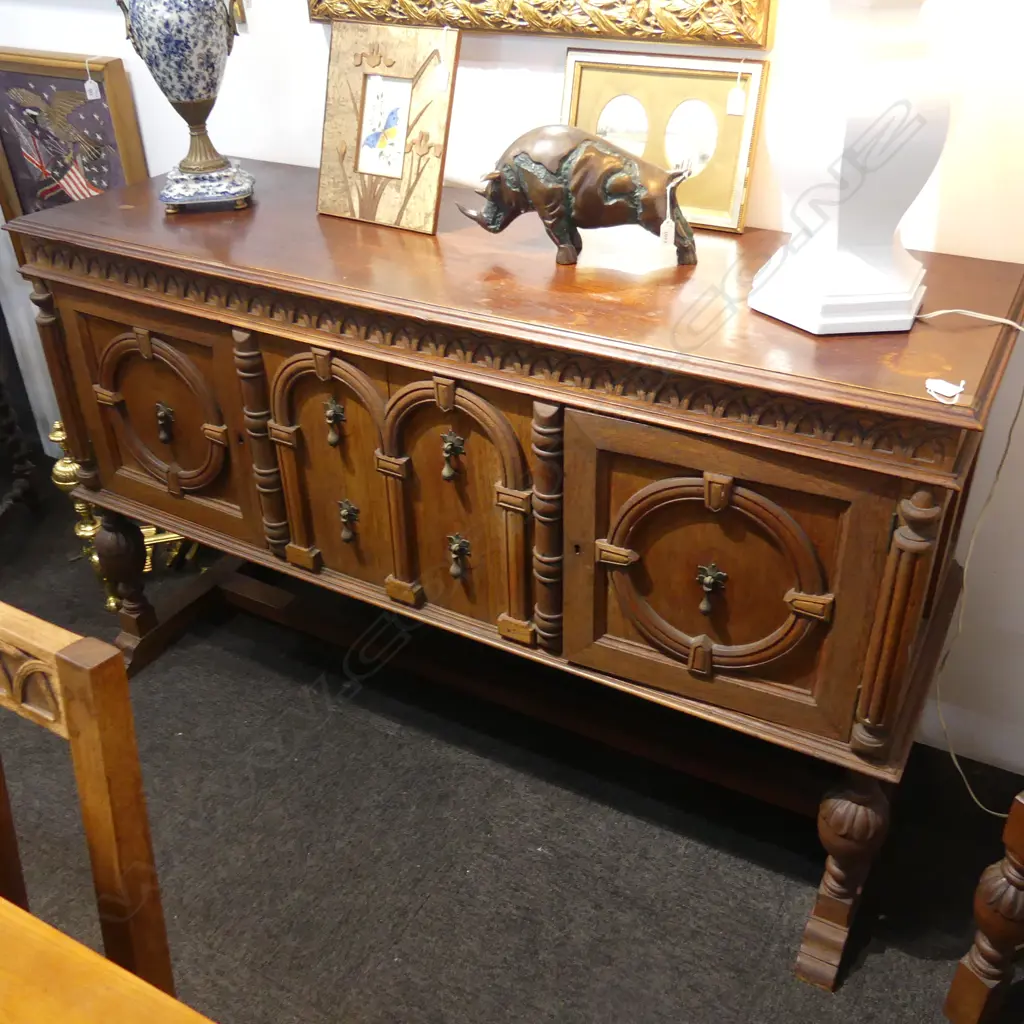 TEAK SIDEBOARD 1530x550x925mm Image 1++