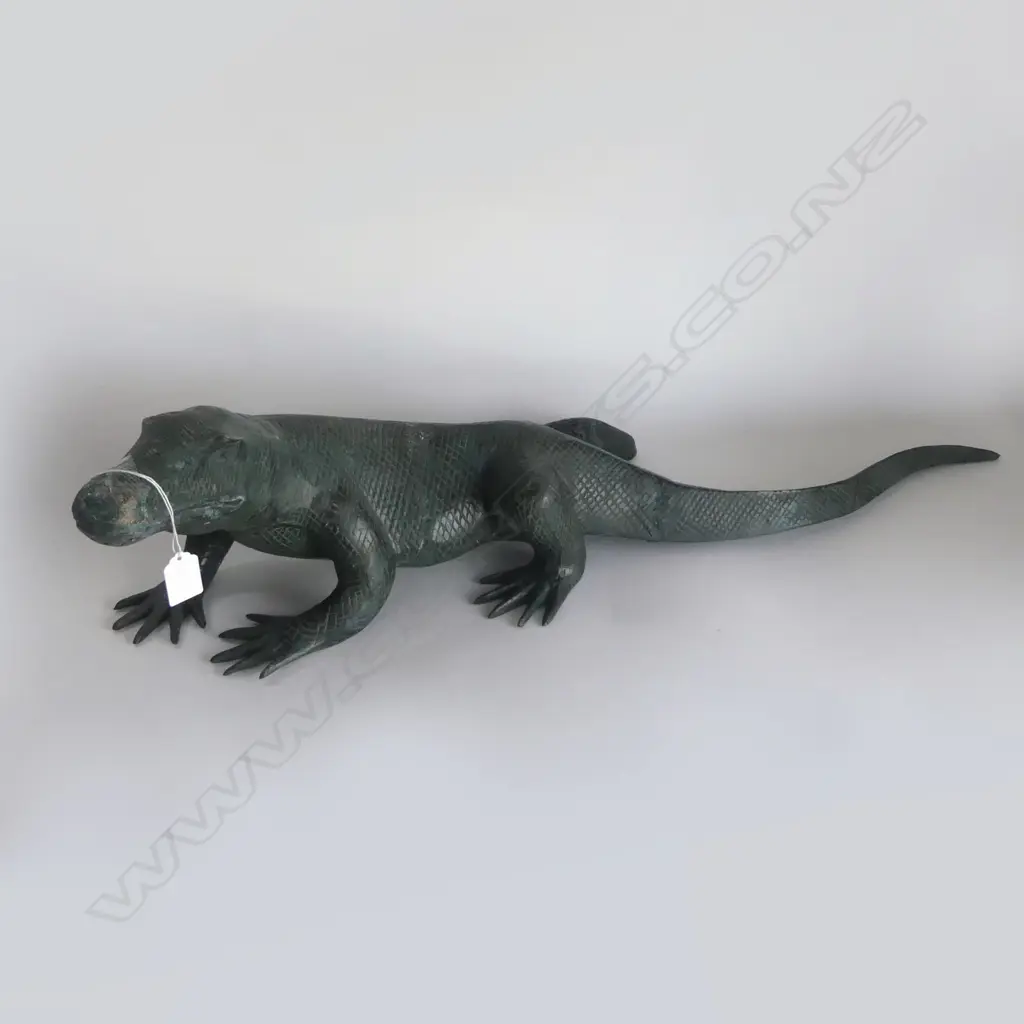 BRONZE KOMODO DRAGON L.900mm Image 1++