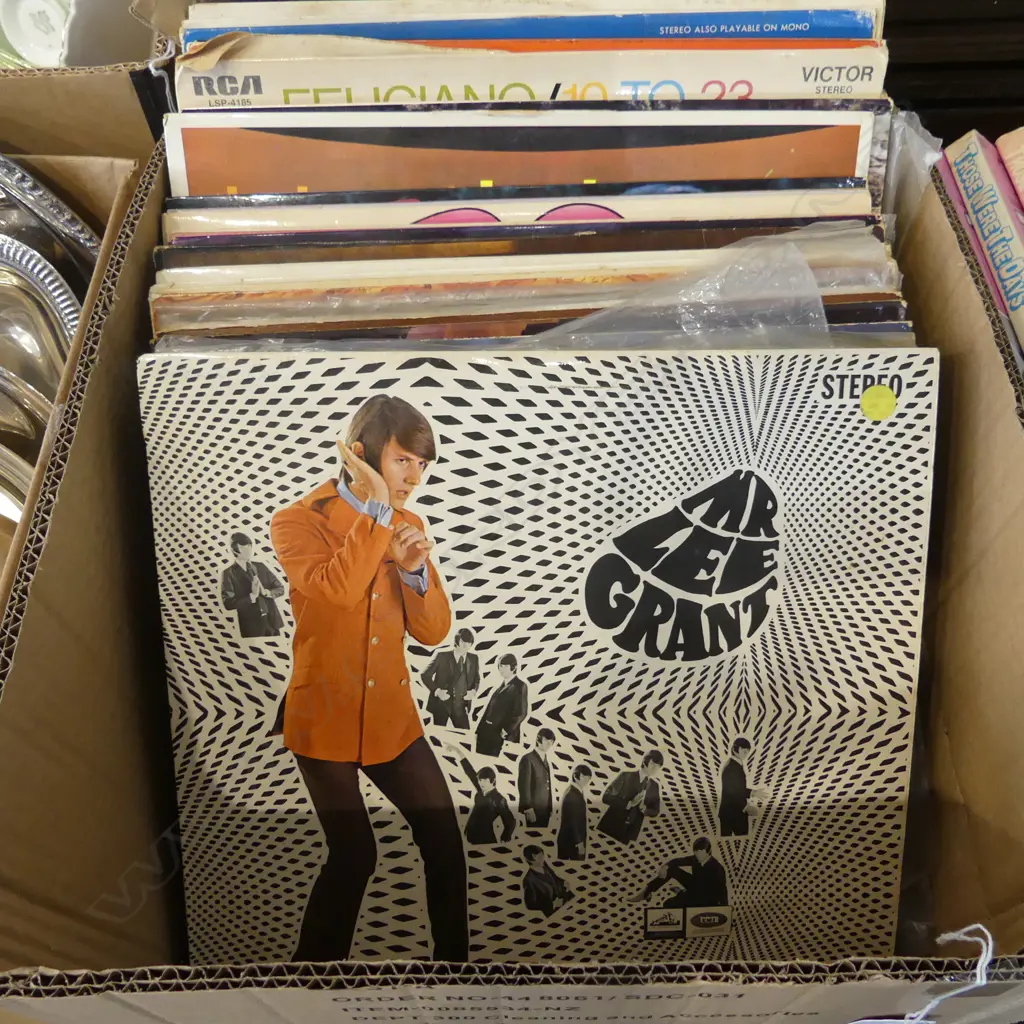 COLLECTION ASST. LPs INCLDS MR LEE GRANT, HARRY SEACOME THE ROLLING STONES Image 1++
