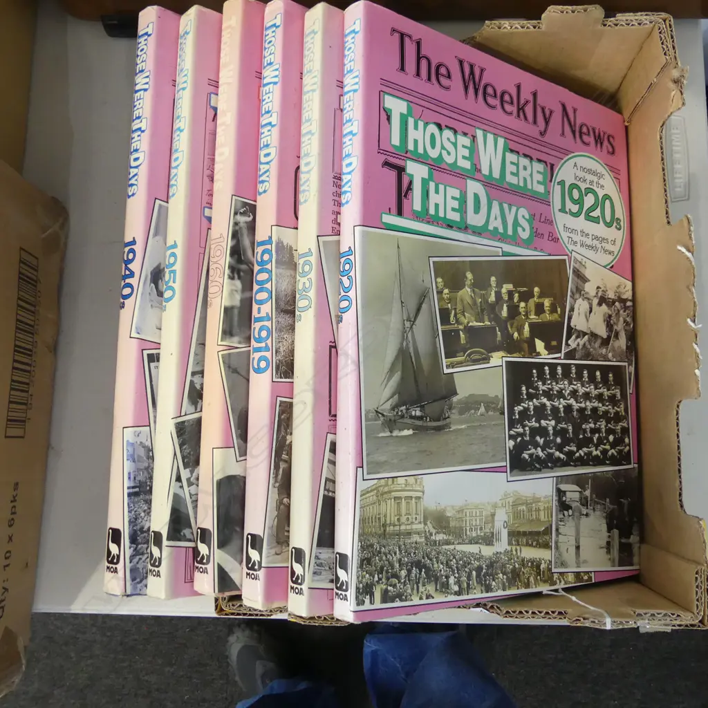 6 VOLUMES 'THOSE WERE THE DAYS' pub.1980s Image 1++