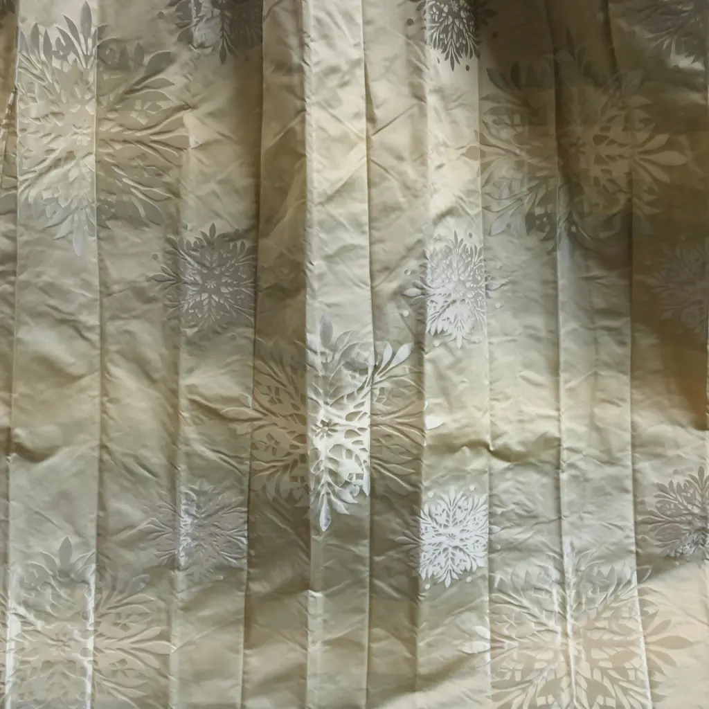 PR PALE SILK TAFFETA CURTAINS L.2400mm Image 1++