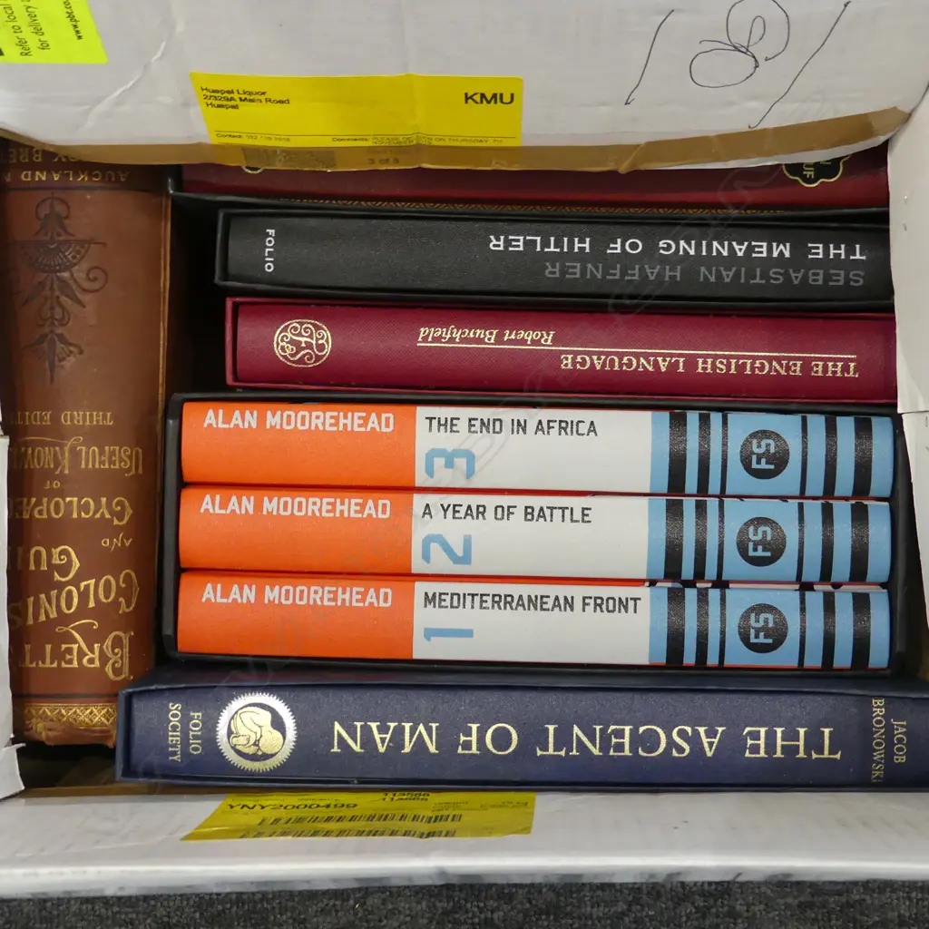 FOLIO SOCIETY BOOKS + BRETTS COLONIST GUIDE 1902 Image 1++