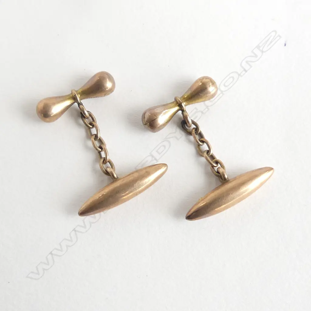 PR 9CT CUFFLINKS 3.2gms Image 1++