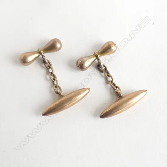 PR 9CT CUFFLINKS 3.2gms