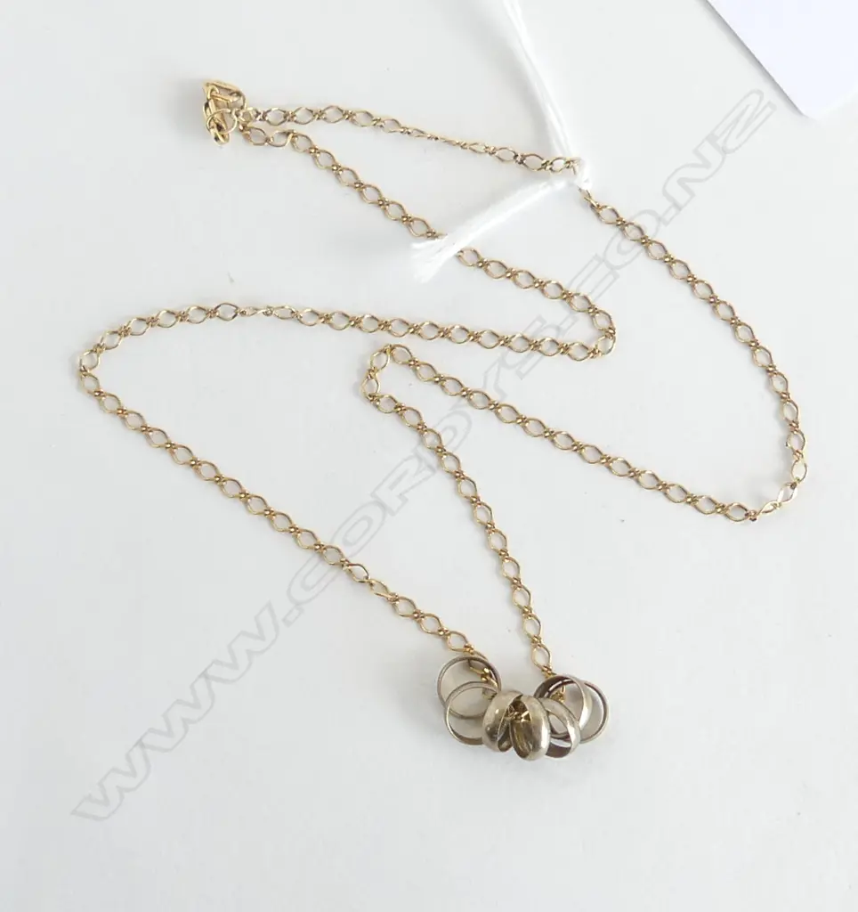 9CT GOLD ITALIAN  NECKLACE 3G Image 1++