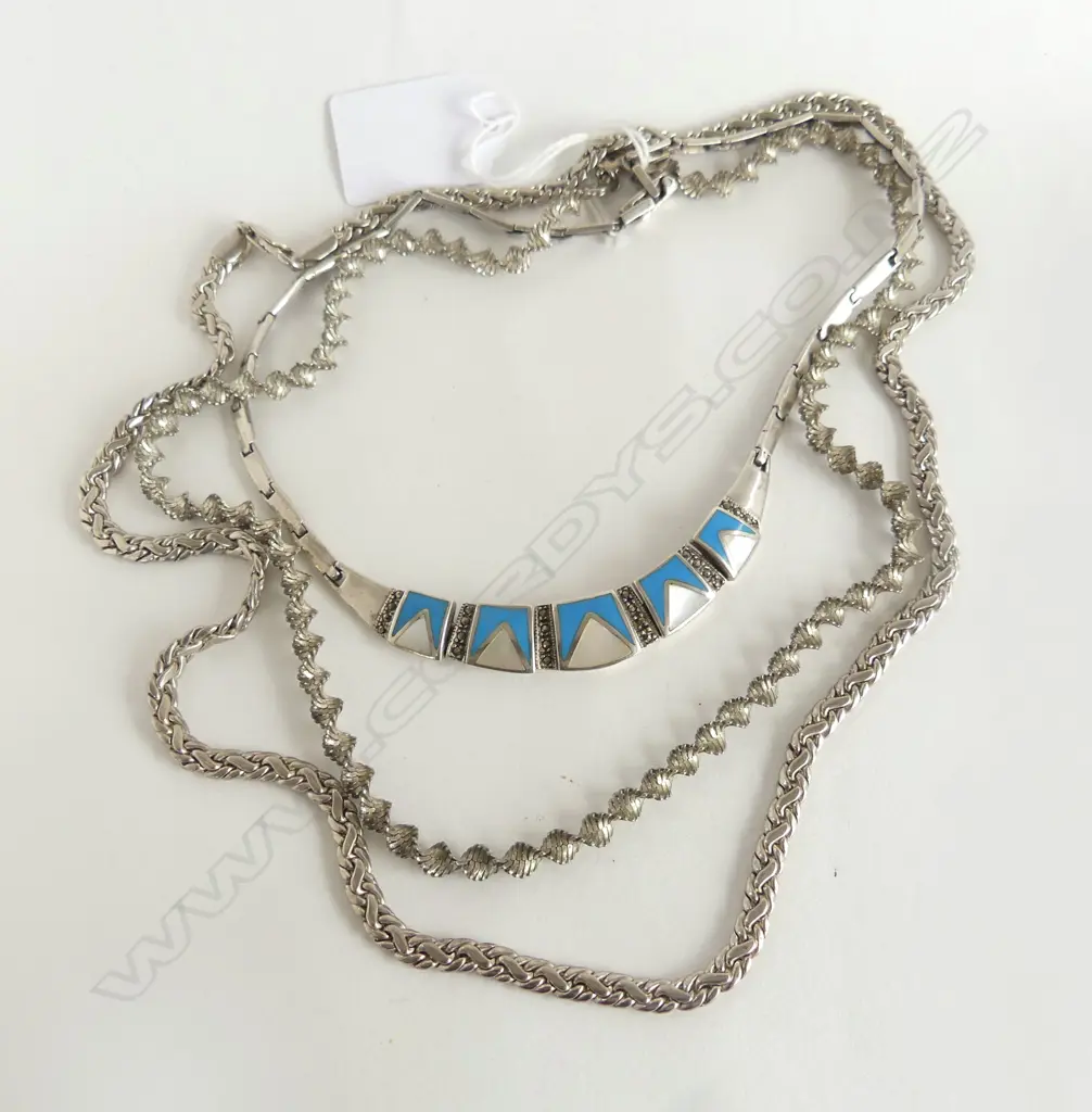 3 STG NECKLACES 86gms Image 1++