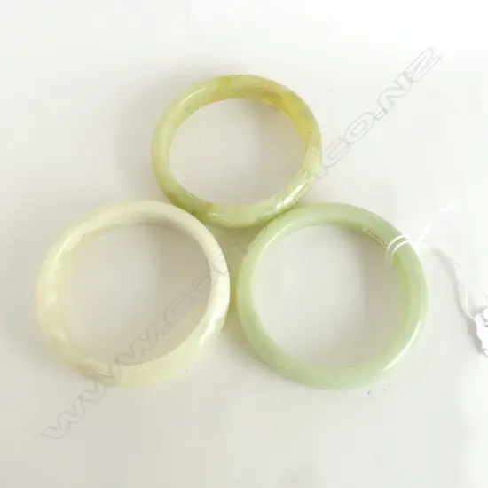 3 JADE BANGLES