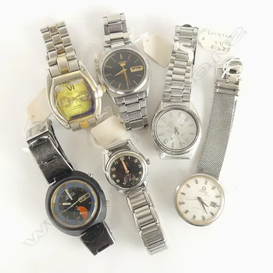 6 GENTS WRIST WATCHES