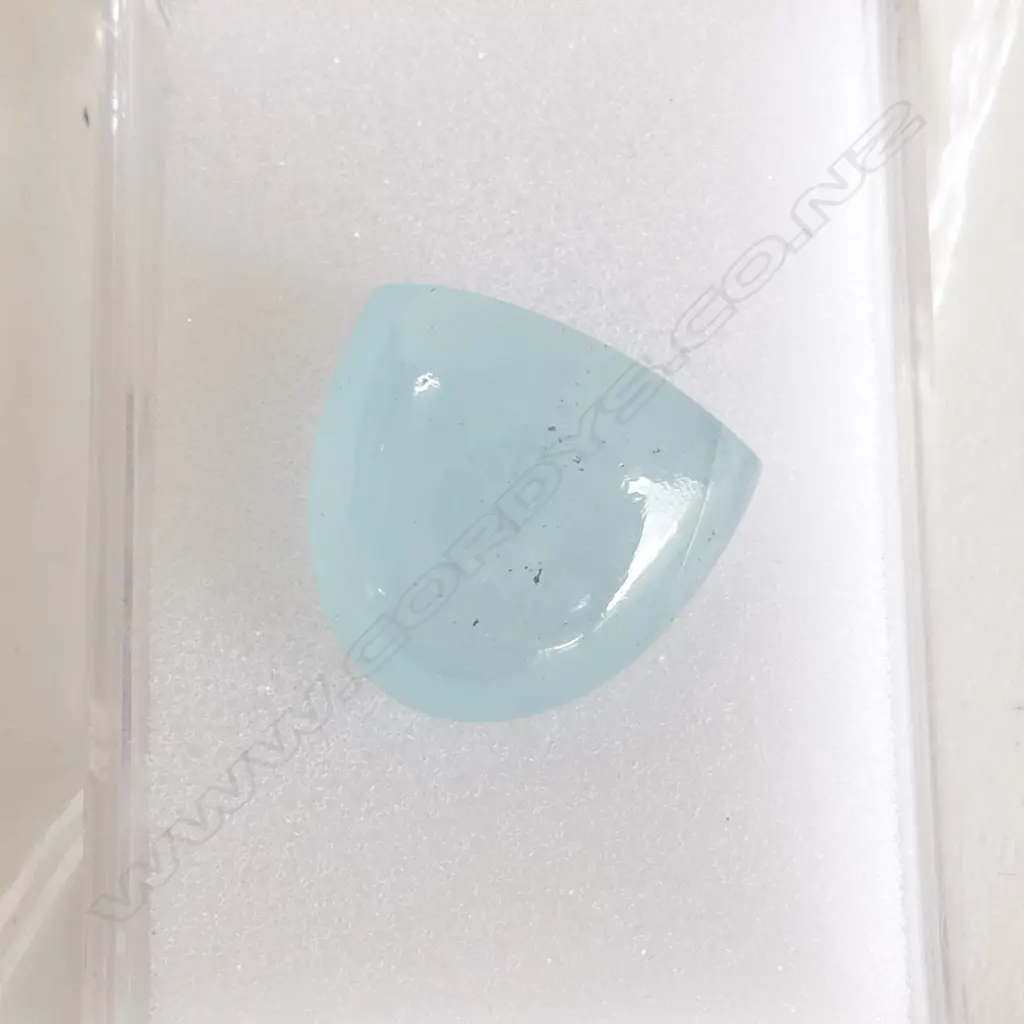 46CT AQUAMARINE CABOCHON, HIGH DOME SHAPE, 12x20x19mm Image 1++