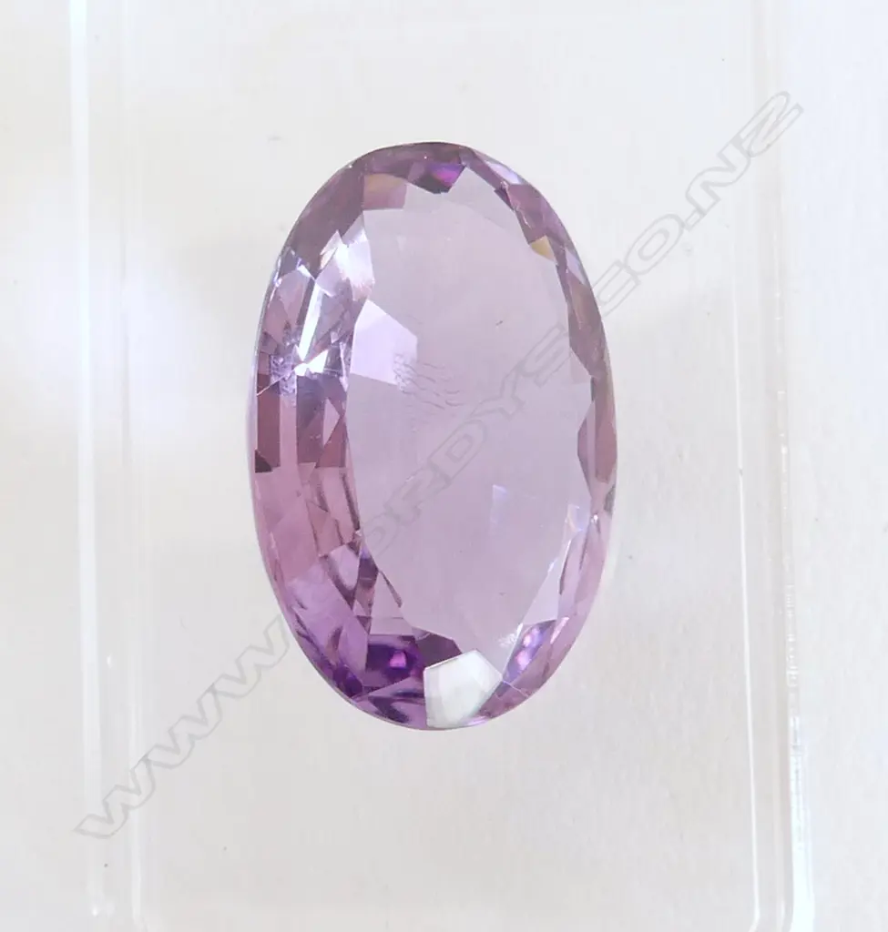 37.21CT AMETHYST, DEEP OVAL CUT 28x18mm Image 1++